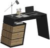 Schreibtisch Okaro Anthrazit/Eiche 105 x 50 cm mit 3 Schubladen Vicco Bild 5