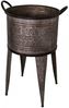 XXL Bar Eimer Eiskübel Metall Industrial Vintage Antic Line SEB15818 Bild 1