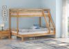 Stabiles Stockbett Etagenbett 90x200 u 140x200 Buche massiv lackiert V-60.14-09-14ohne Zubehör Bild 2