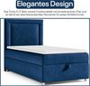 Best For Home Trinity K3 Einzelbett: Boxspringbett mit Bonnell-Federkern, Matratze und Stauraum Bild 4