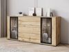 Kommode Clarkoy SB 150 2D3S (Farbe: Wotan, mit weißer LED Beleuchtung) Bild 2