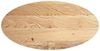 vidaXL Tischplatte 120x60x2 cm Massivholz Eiche Oval 4009039 Bild 2