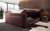 Boxspringbett Pluto mit TV Lift, RGB und Stauraum 180x200 Braun H4 (100kg+) Bild 5