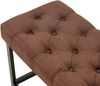 Sitzbank MEXICO - Stoff Braun 150x38x46 cm | Sitzbank Flur Sitzhocker Esszimmerbank Polsterbank Schlafzimmerbank Bild 5