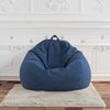 AD.CON Sitzsack mit ECO Füllung, Marineblau, 120 x 120 x 60 350L, Styropor-Regranulat Bild 5
