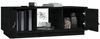 vidaXL Couchtisch Schwarz 100x50x35 cm Massivholz Kiefer 818269 Bild 5