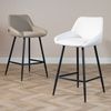Bronx71 Barhocker Lova recycelter Stoff 68 cm off white Bild 3