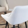 Bronx71 Barhocker Lova recycelter Stoff 68 cm off white Bild 5