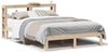 vidaXL Bettgestell mit Kopfteil ohne Matratze 160x200 cm 3306051 Bild 2