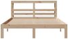 vidaXL Bettgestell mit Kopfteil ohne Matratze 160x200 cm 3306051 Bild 4