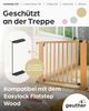 Geuther Treppenschutzgitter Easylock Flatstep Holz 71–133 cm, inkl. Zusatzklemme, ohne Bohren, Treppenschutzgitter Bild 3