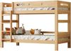 MODFU Etagenbett aufteilbar in 2 (Kinderbett Holzbett, stabiler Kiefernholzrahmen, 90x200cm), ohne Matratze Bild 5