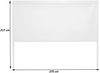 Seitenwand für Pergola HWC-P65, Pavillon Rollo Ersatzseitenwand, Sichtschutz Stoff/Textil sturmfest 3x3m ~ weiß Bild 3