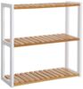 Songmics Badregal Badezimmerregal, mit 3 verstellbaren Ablagen, Wandmontage Bild 4