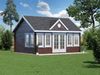 Alpholz Gartenhaus CLOCKHOUSE® XL Gartenhaus aus Holz in Pinie Holzhaus mit 70 mm Wandstärke Blockbohlenhaus mit Montagematerial Bild 2