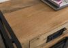 Sideboard Mango 195x45x90 natur klar lackiert / Metall schwarz BLACKBURN #109 Bild 5