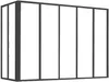 Vente-unique - BAYVIEW Innenglaswand MetallGlas Schwarz - B 60 cm x H 130 cm x L 150 cm Bild 2