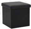 vidaXL Hocker mit Stauraum Schwarz Kunstleder 247081 Bild 4