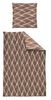 Irisette Edelflanell Bettwäsche Alpaka 135x200 Wellen Spiralen terra 8371-50 Bild 5