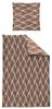 Irisette Edelflanell Bettwäsche Alpaka 135x200 Wellen Spiralen terra 8371-50 Bild 3