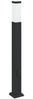 vidaXL Pollerleuchten mit Steckdose 3 Stk. 80 cm Schwarz IP44 4006086 Bild 4