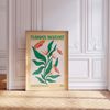 Flower Market Poster · Grüne Retro Blumen · Mid Century Moderne Illustration · Print ohne Rahmen - 50x70cm Bild 4
