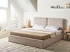 Bett mit Stauraum ARBOIS Stoff Beige 180 x 200 cm Bild 3