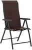 vidaXL Gartenstühle 2 Stk. Klappbar Braun Poly Rattan 4007138 Bild 4