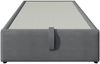 Polsterbett 90×200 cm mit hydraulischem Bettkasten & USB/Type-C, ohne Kopfteil Bild 5