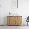 vidaXL Sideboard Artisan-Eiche 120 x 41 x 75 cm Holzwerkstoff 3333904 Bild 4