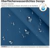 Duschvorhang Dunkelblau 150x180cm Antischimmel Wasserabweisend Polyester Bild 2
