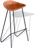Barhocker 4 Stk. Braun Echtleder [276365] Bild 2