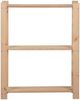 vidaXL Lagerregal mit 3 Böden 60x28,5x90 cm Massivholz Kiefer 327322 Bild 2