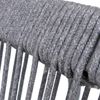 Aluminium Lounge-Set HWC-P82, Gartengarnitur Balkon-Set Stuhl Tisch, Stoff/Textil (220g/m²) ~ hellgrau Bild 4