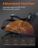 BIGZZIA Bürostuhl Gaming Stuhl mit Fußstütze - Gamer Stühle Ergonomisch mit Lendenkissen, Kopfstütze Gaming Chair Höhenverstellbar Computerstuhl Bild 3