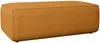 Vente-unique - AMELIA Pouf SamtStoff Orange - B 69 cm x H 42 cm x L 102 cm Bild 2