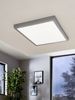 Eglo 97269 LED Aufbauleuchte FUEVA 1 silber weiß L:40cm B:40cm H:3cm 4000K Bild 2