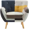 Vente-unique - SERTI Sessel Stoff multicolour - B 80,5 cm x H 81 cm x L 88 cm Bild 3