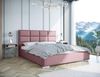 B&B Home 'Kaja II' Boxspringbett mit Bettkasten, Samt, Altrosa, 160x222 cm Bild 2