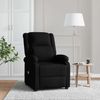 vidaXL Ohrensessel mit Massagefunktion Schwarz Stoff 342429 Bild 1