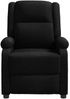 vidaXL Ohrensessel mit Massagefunktion Schwarz Stoff 342429 Bild 3
