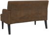 vidaXL Sitzbank mit Rückenlehne Braun 112x65,5x75 cm Wildleder-Optik 372155 Bild 5