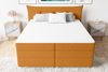99rooms Zeus Boxspringbett 140x200 cm Velours SORO Orange Taschen-Federung Bild 4