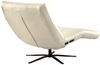 KAWOLA Relaxliege LETICIA motorisch Leder weiß 115 x 156 x 82 cm Bild 4