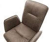 Freischwinger Vinja-Flex Mikrofaser Taupe Vintage Freischwinger flach Edelstahl Bild 4