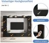 Merax Wohnwand 4-teilig Wohnmöbel Set, (4-St), Wohnmöbel mit TV-Schrank, Vitrine & Regalen Bild 4