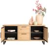 Sideboard Pavie, Holz, Holzwerkstoff, Metall, Holzfarben, 175 x 80 x 42 cm Bild 5