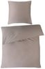 Kaeppel Bettwäsche Mako Satin 135x200 cm Kissen 80x80 cm cappuccino Bild 2
