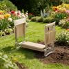 Relaxdays Kniebank Gartenarbeit mit Taschen Bild 3