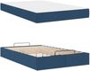 vidaXL Bettgestell mit Matratze 2 pcs Blau Stoff 3399479 Bild 5